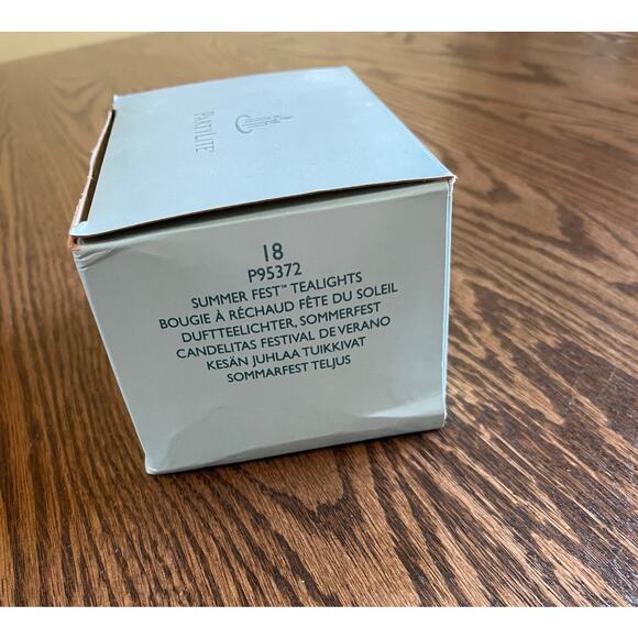 Partylite Fruit Splash Tealight Candle Holders with 9 Summer Fest Tealig… - Picture 15 of 16